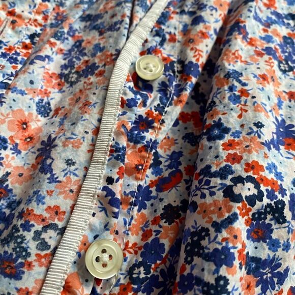 Talbots Floral Button Down Top Womens Size 1X - Picture 5 of 9